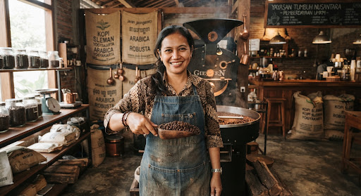 Ibu Ratna Sari - Kopi Lereng Merapi